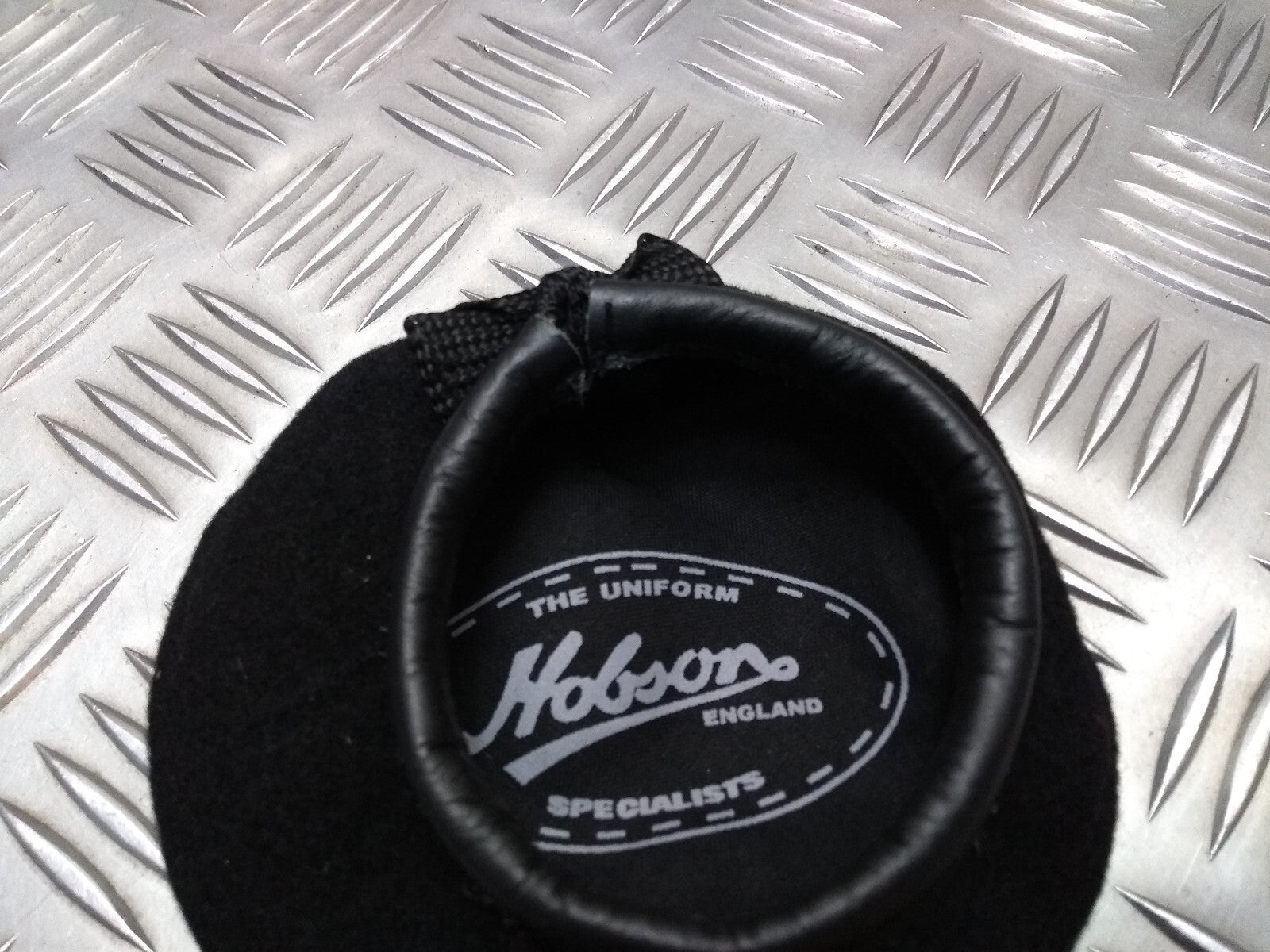 Miniature Genuine Hobson London Black Wool Bonnet Beret