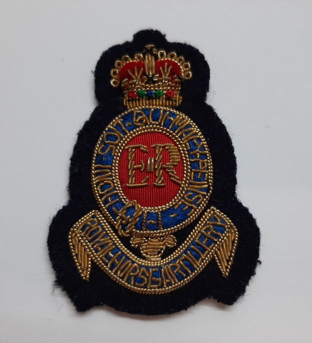 Horse Artillery Badge Hand Embroidered British RHA (3rd Regiment 3RHA)