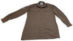 Army Style Khaki Shirt British Dress Long Sleeve Size 37cm