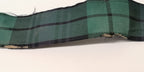 Scottish Regiment Belt Vintage British Old Tartan Patterned with defects