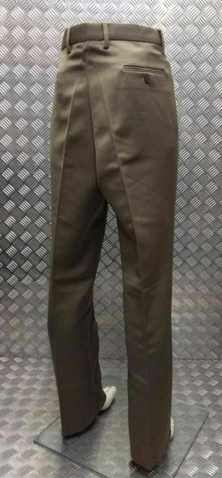 Italian Army Style Dress Trousers Size 35" Long - NEW