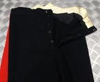 Vintage No1 Trousers Cavalry Pattern British 1 3/4" Stripes 1973 Gieves