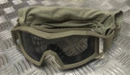 Army Ballistic Goggles British Revision Wolf Spider Coyote / Tan Three Lens Kit