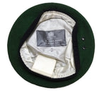 Green Beret Army Goldings UK Pattern Wool / Silky Lining & Petersham Trim 61cm.