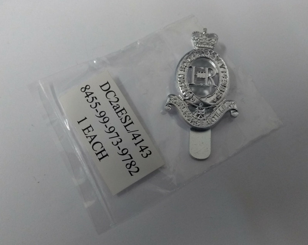 Hat Badge RHA Mil-Spec Honi Soit Qui Mal Y Pense Beret & Cap Insignia - NEW