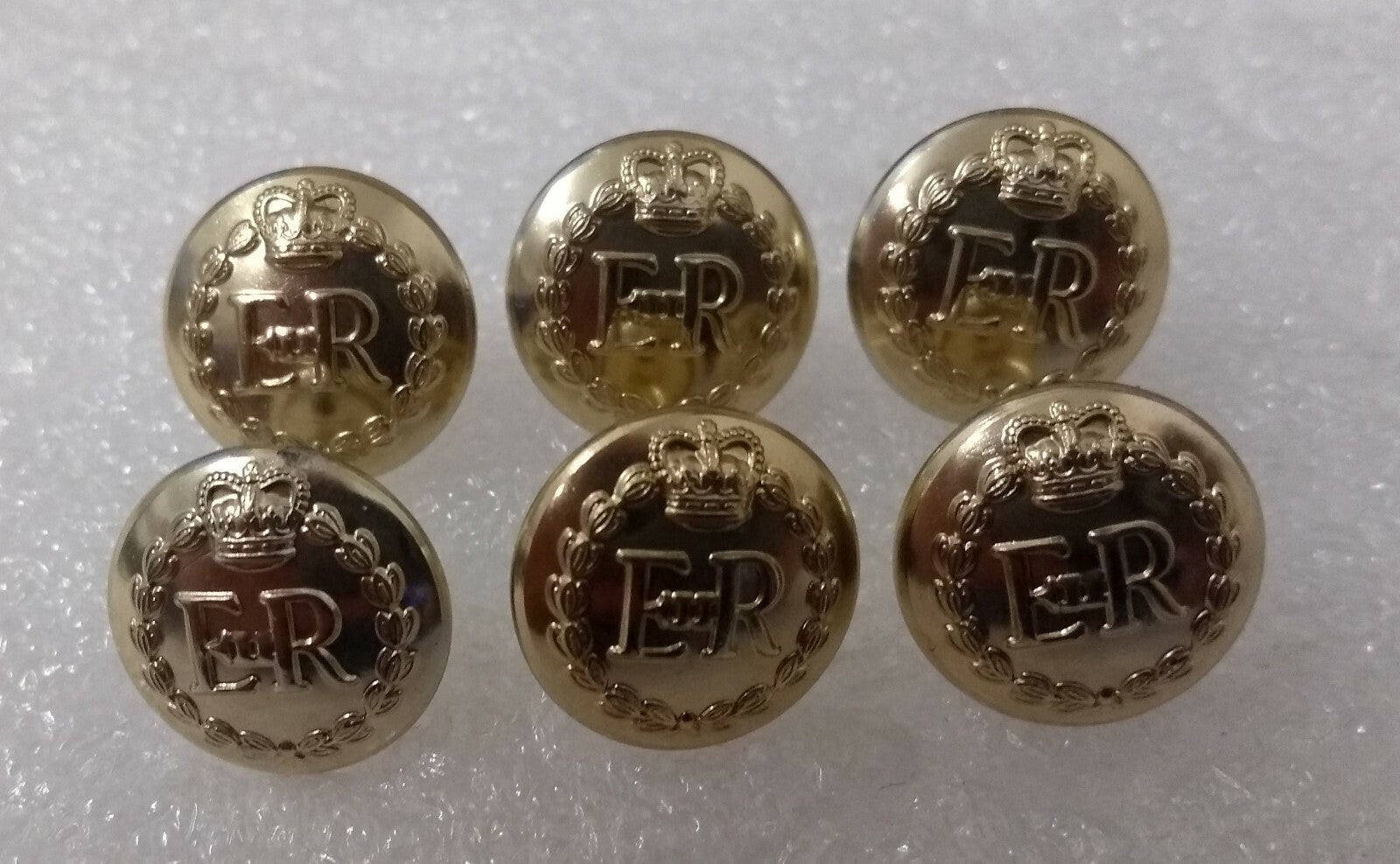 Army RMP Button Small Size for Dress Cap and Similar 22L x25 - NEW