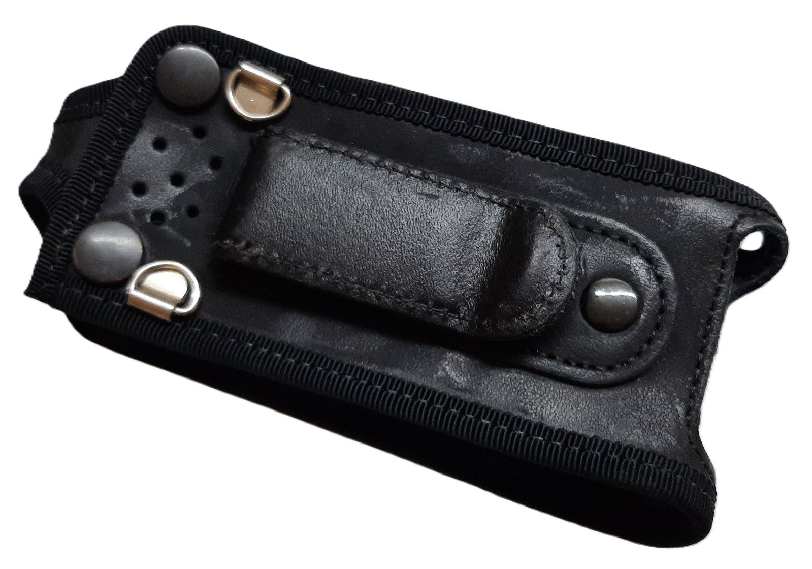 Belt Clip Radio Holder Leather Case Communications Device Carrier UK Forces