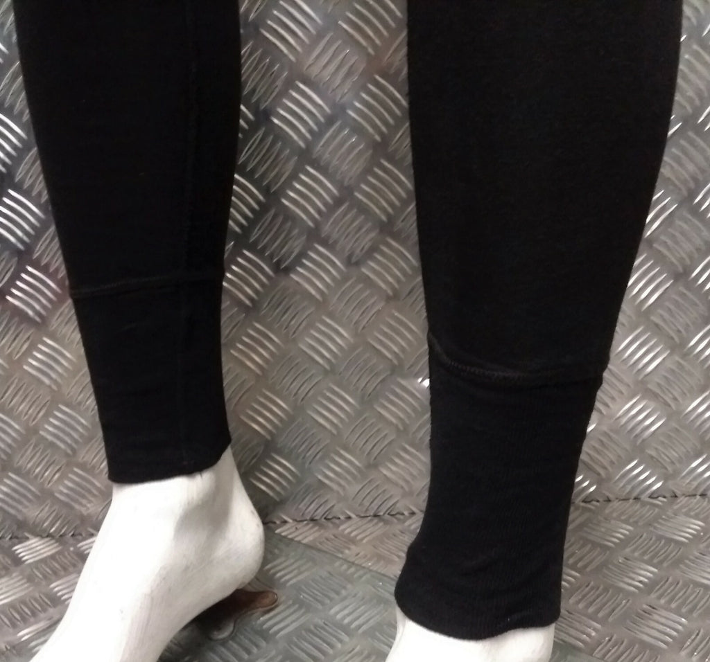 Genuine German Army Issue Cold Weather Thermals / Long Johns Over Dyed Black