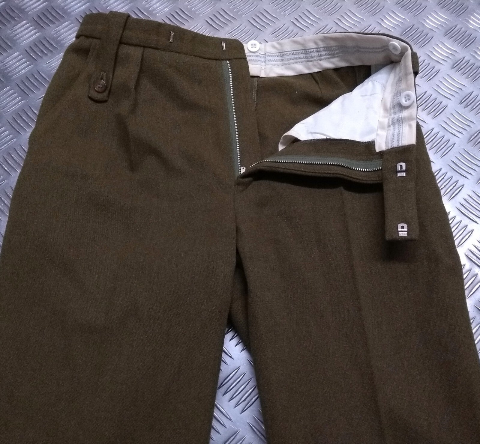 Vintage Army Trousers No2 Uniform Old Pattern Re-enactment Retro Clothing W31"