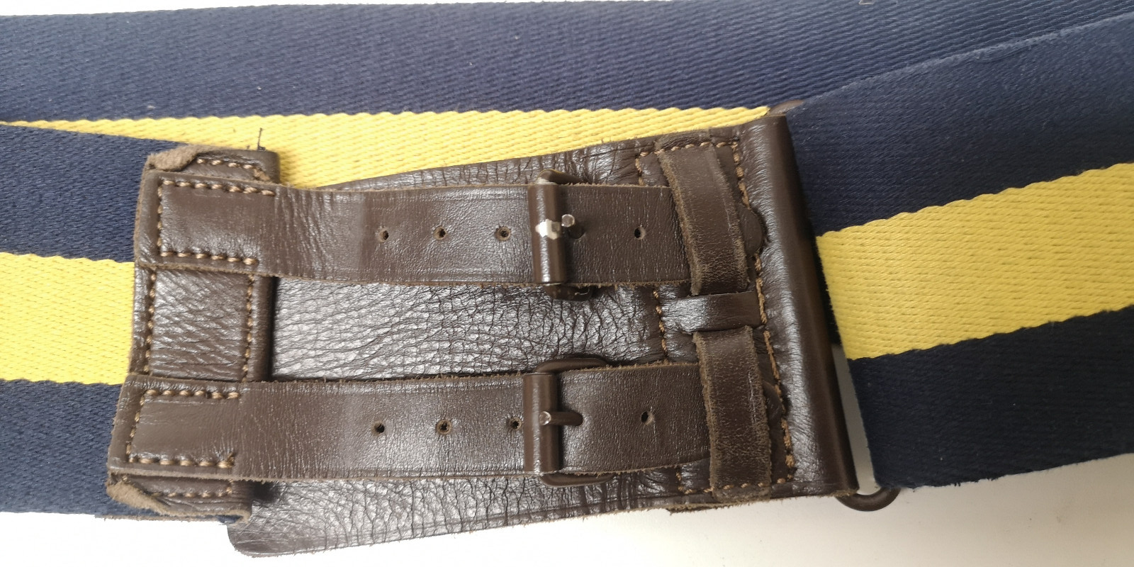 PWRR Stable Belt Issue 75mm Width Double Leather Straps & Buckles Fits Max 40"