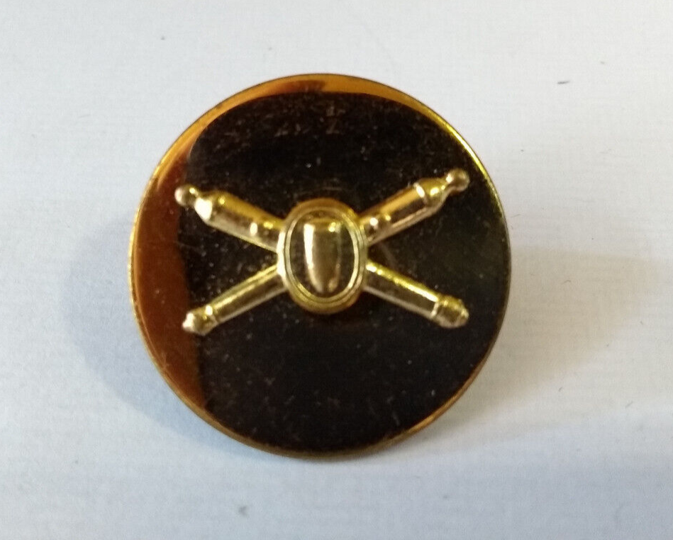 US USA Enlisted Man's Coastal Artillery Collar Dog / Flat / Snap pin backing
