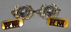RM No1 Dress Shoulder Titles & Collar Dogs Set OFCs Two Tone Collar Globes