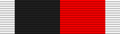 USA Occupation Medal Ribbon on Bar White Red Black