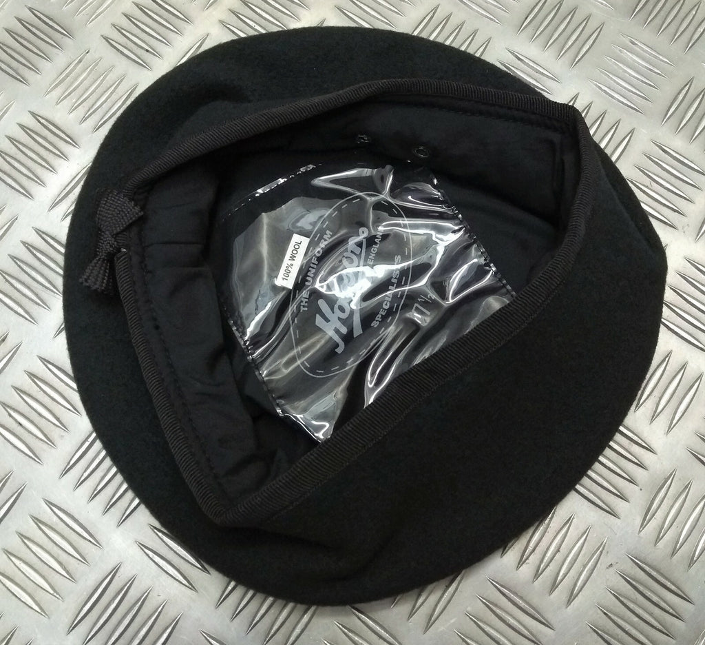Rifles Green Wool Beret Genuine Hobson London Issue Lined Bonnet 7 1/2