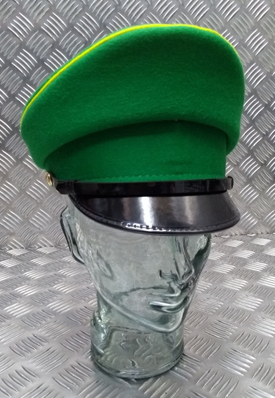 Trinidad Service Hat Woman's Officers Cap Uniform Dress British Made Size 6 7/8