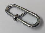 British Made Issue 1 3/4" Parade Chrome Belt Prong Slider X1
