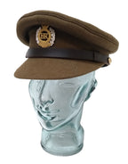 No2 Officers Hat RE British Army Goldings With Insignia & Chin Strap 57cm