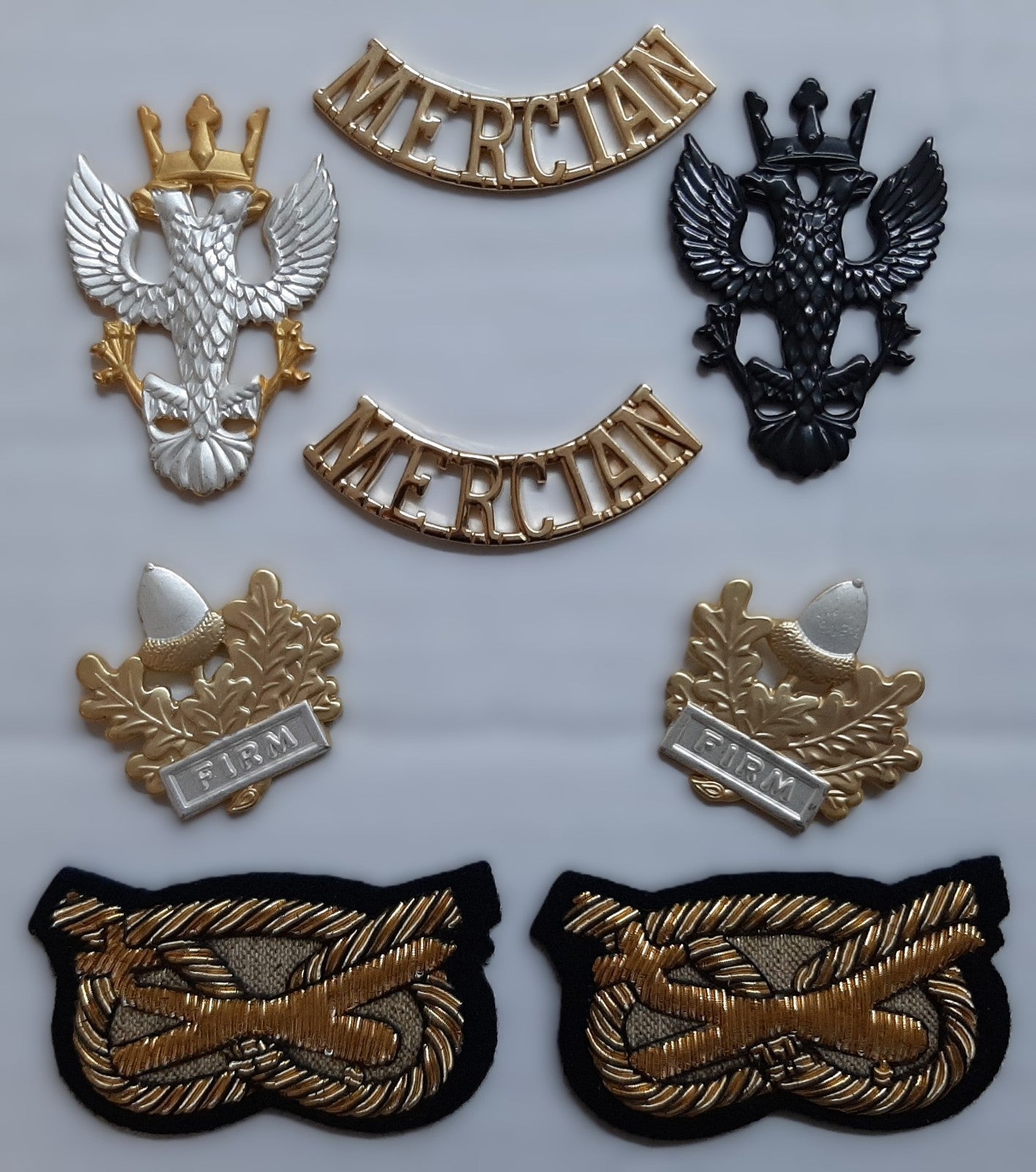 Mercian Regiment Insignia Assorted British Army Regimental Badges of the Mercs