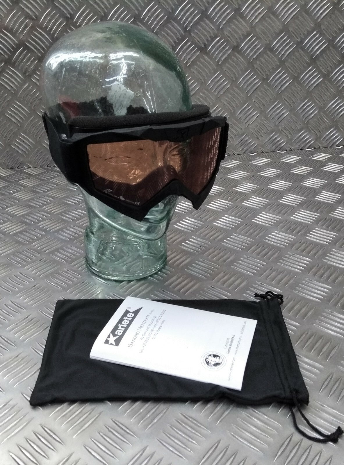 Motorcycle MX Goggles 07 With Orange Lens Genuine British Army Issue NEW