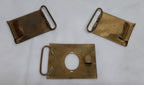 British Buckles set of 3 Miscellaneous Waist Belt Plate Type