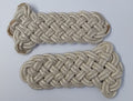 Shoulder Cords Senior Officer Silver Braid Cords No Attaching Straps Unfinished