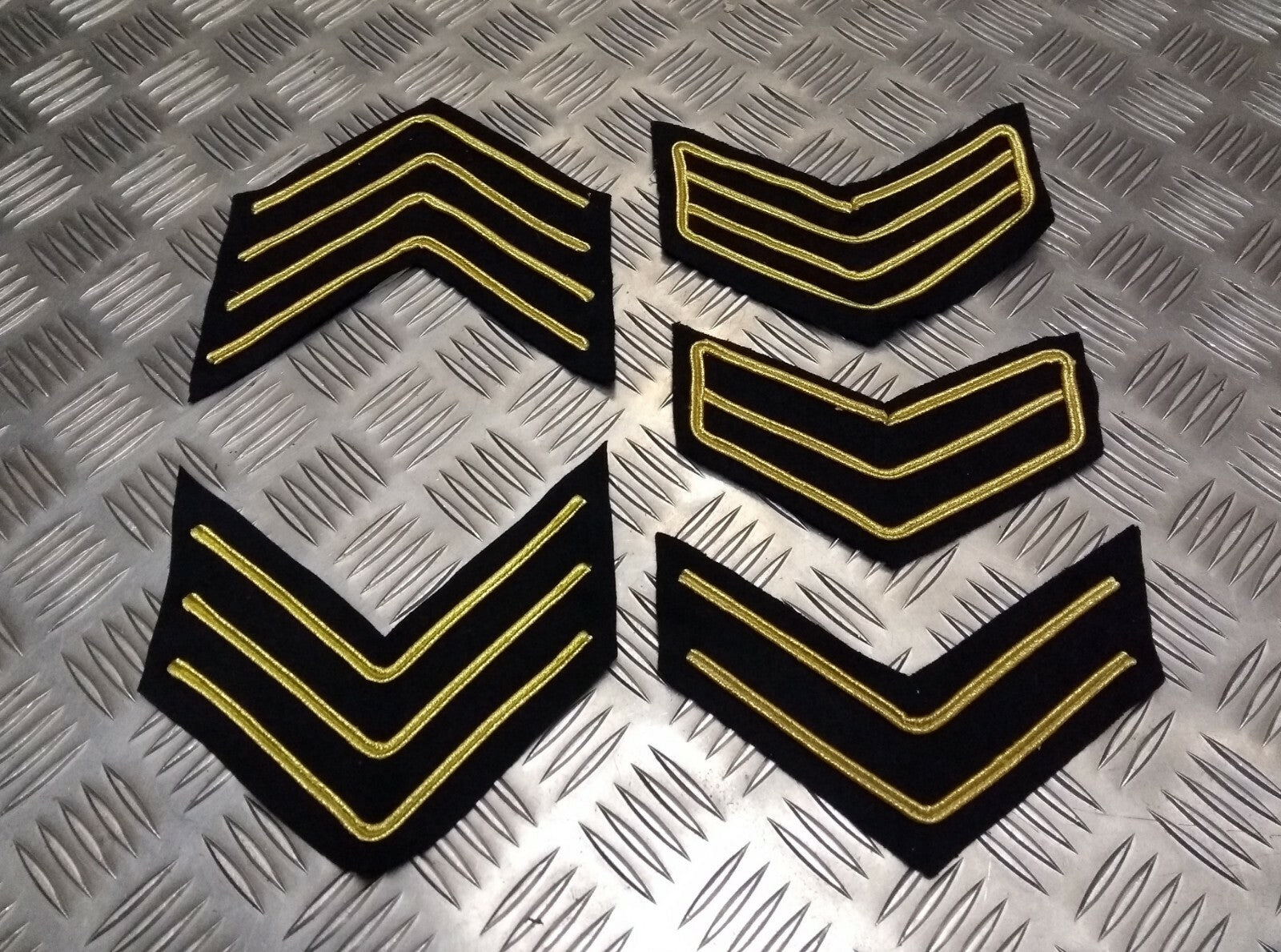 Household Cavalry Rank Stripes Chevrons Assorted Genuine British Army No1 Issue