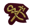 Mess Kit Badge Craftsman Cherry British Army Hand Embroidered Insignia Arm Patch
