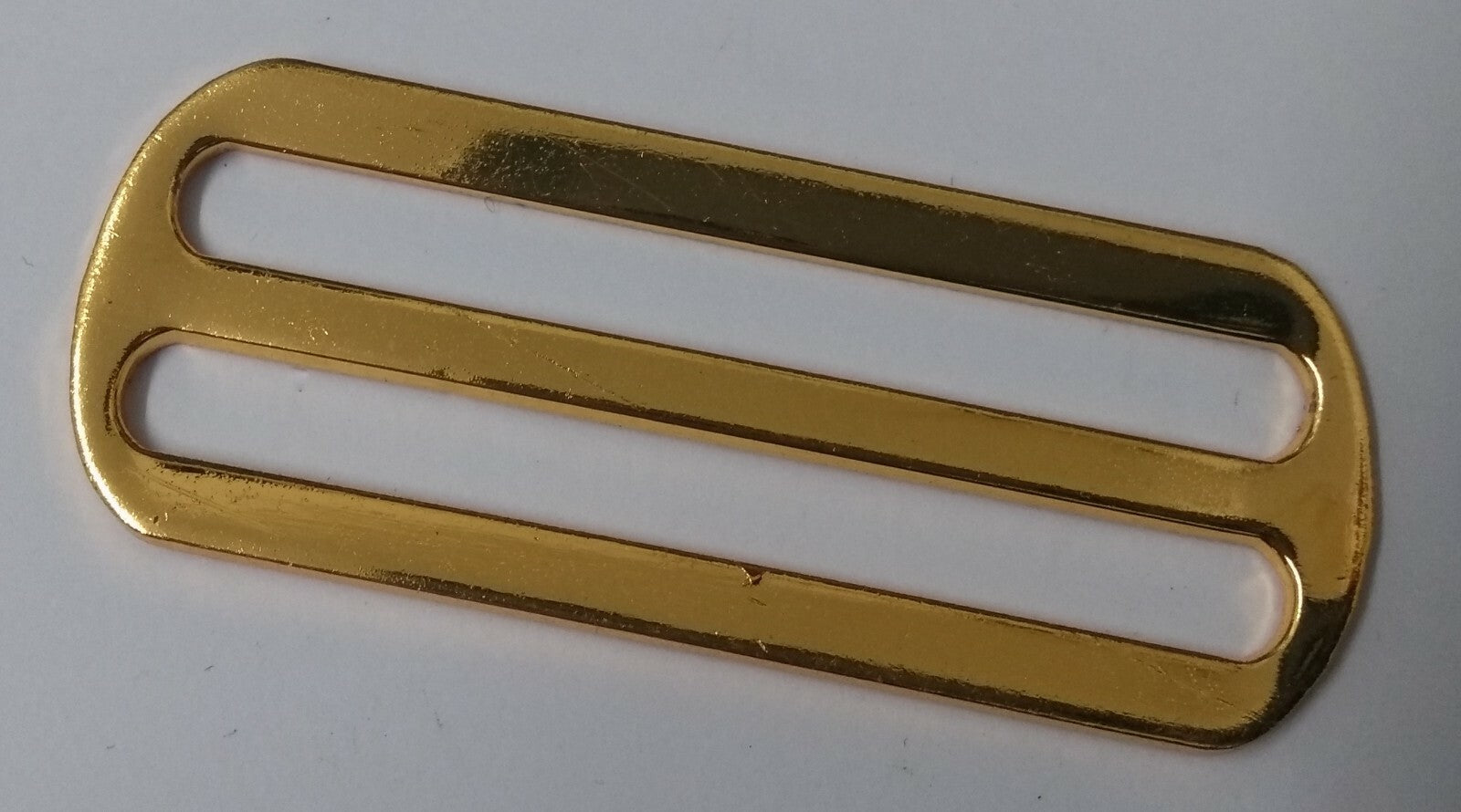 Brass Coloured Slider Stable & Parade Belt Buckle Adjuster 57mm