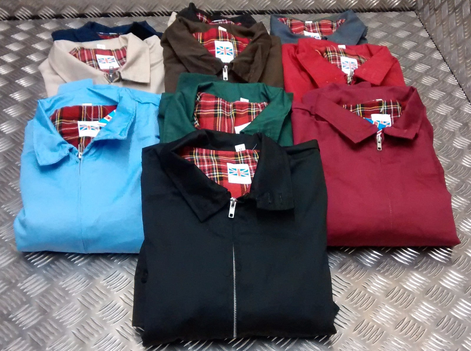 Harrington 70's 80's Style Jacket/Colours - NEW