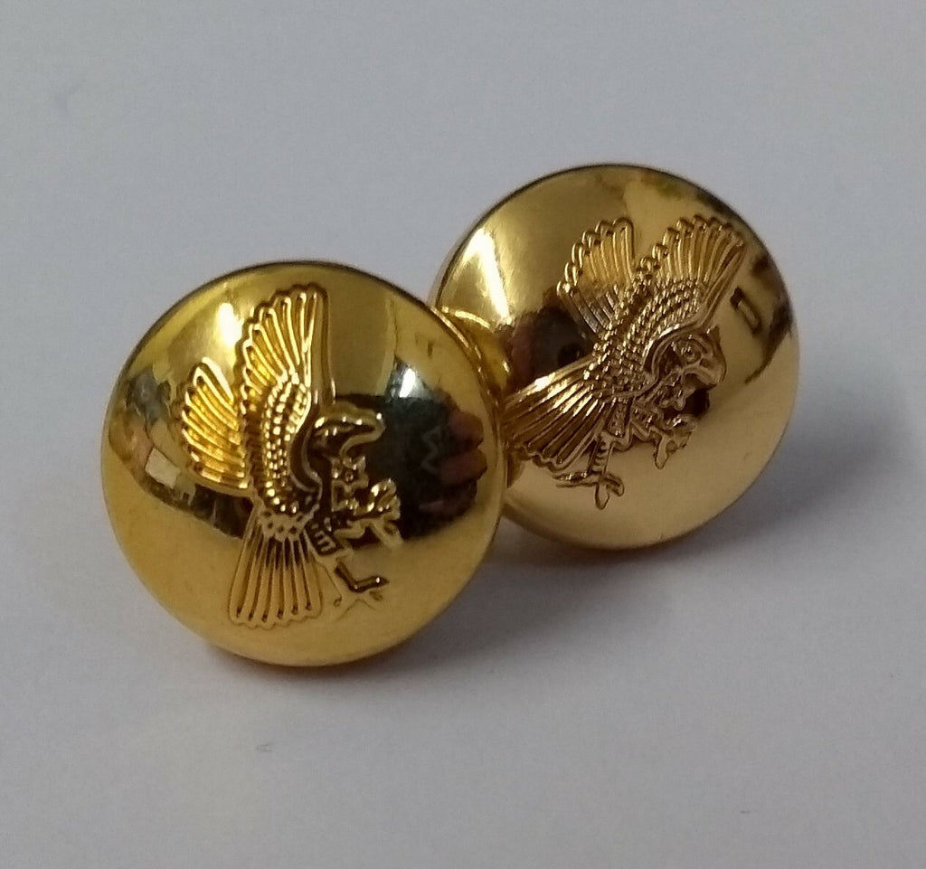Bird & Star Dress Small Ring Back Chinstrap Buttons x 2