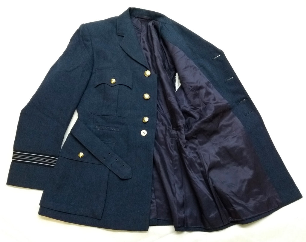 RAF Royal Air Force Vintage No1 Jacket Airforce Blue Grey Colour Old Pattern With Cloth Belt Alkit