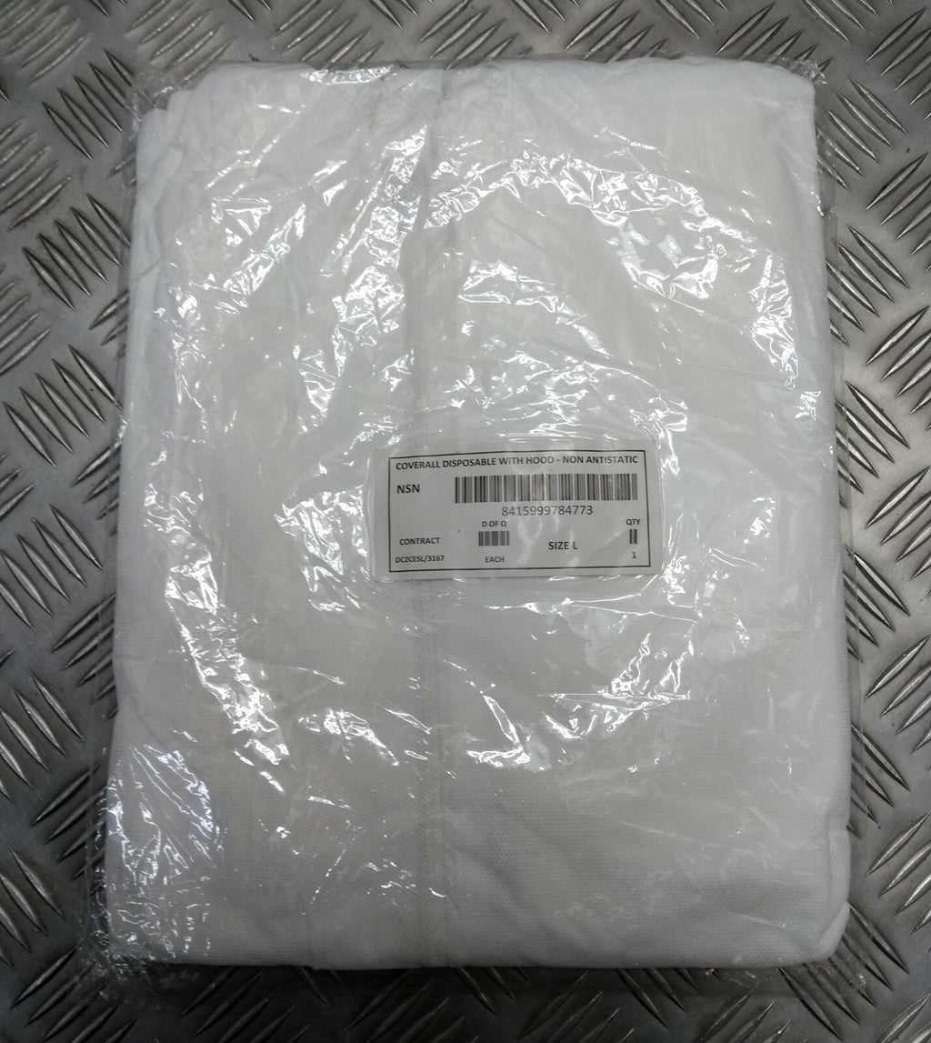 Iturri Hooded Coveralls Protective Clothing Cat III Non Antistatic Large x2