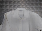 Food Handlers Shirt White Unisex Size Small Long Sleeve, Harrison Field - NEW