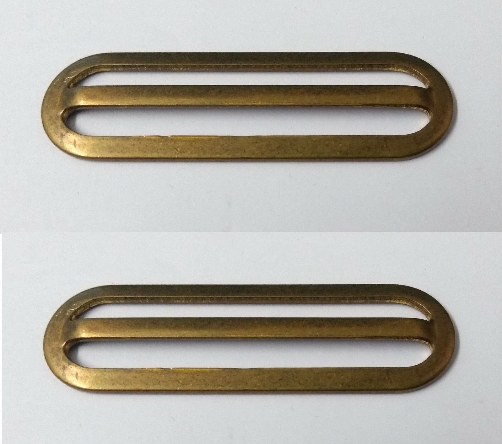 Genuine British Metal Stable & Parade Belt Sliders Adjusters X2 STD104