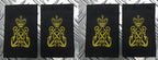 Naval PO Sliders RN Slides / Epauletts Petty OFCs 2 Pairs