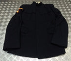 British Army Style Jacket No1 No Buttons With Patches Sz32
