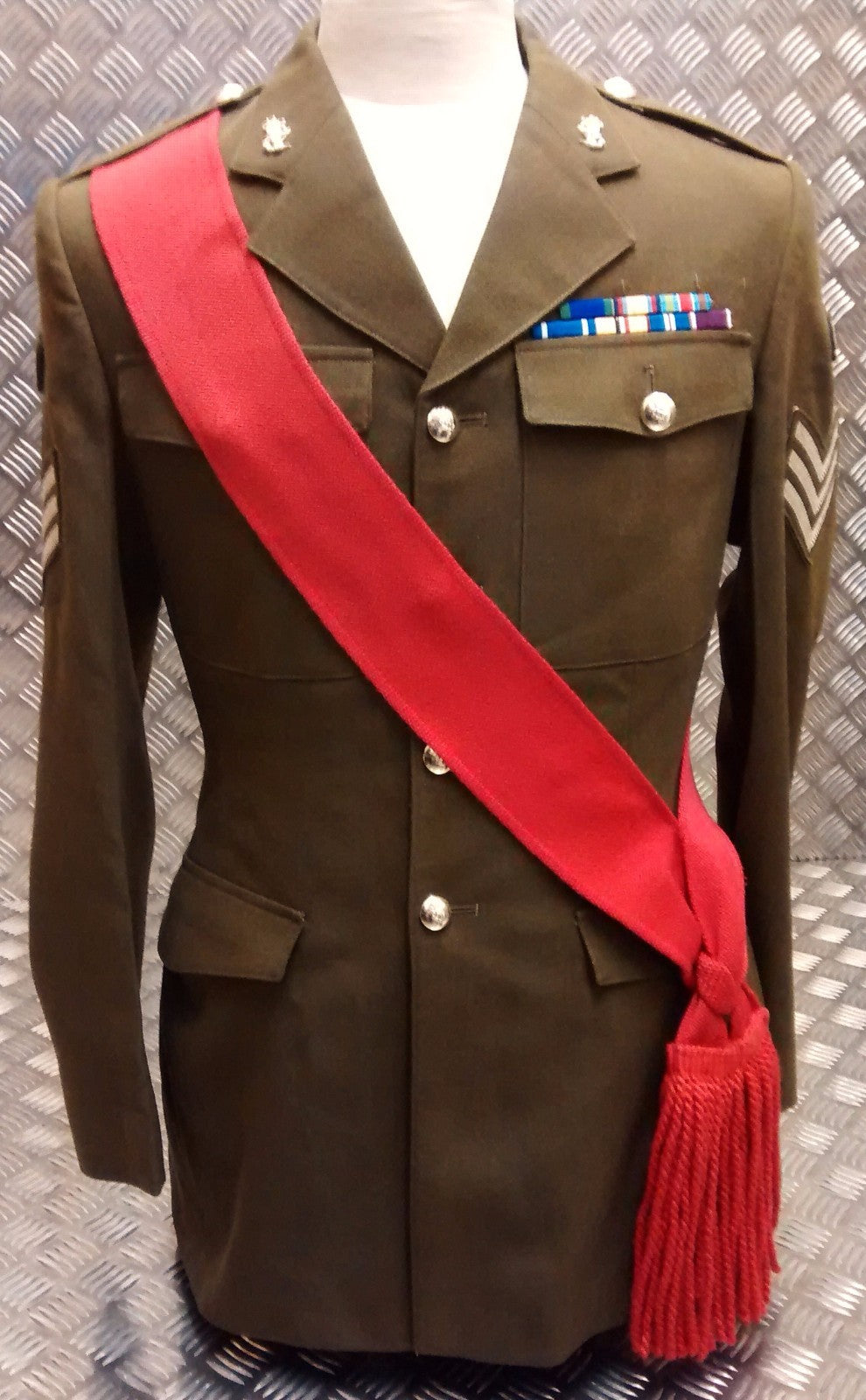British Guards / Army Infantry Crimson Burgundy Maroon Sash All Sizes NEW