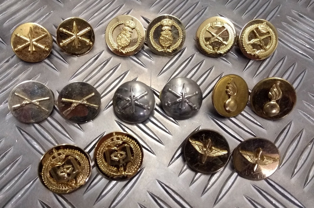 US Collar Dogs Metal Regimental Badges Collar Device Asst