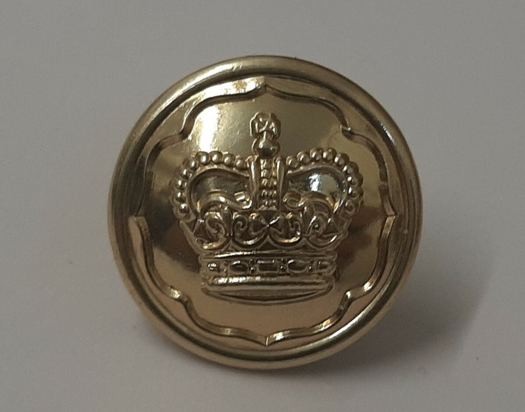Genuine British Issue Royal Crown And Border Buttons 2 Pairs ASBT294