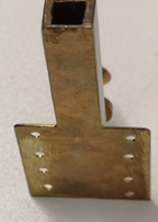 Brass Plume Receiving / Securing Box