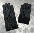 Black Leather General Service Soft Lined Duty Gloves Medium 8/8.5