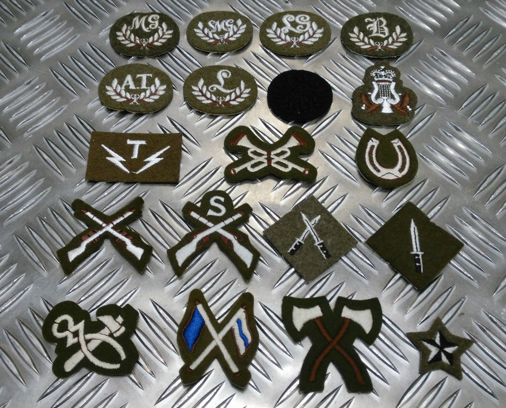 Genuine British Army Trade / Qualification Badges / Patches Assorted Styles
