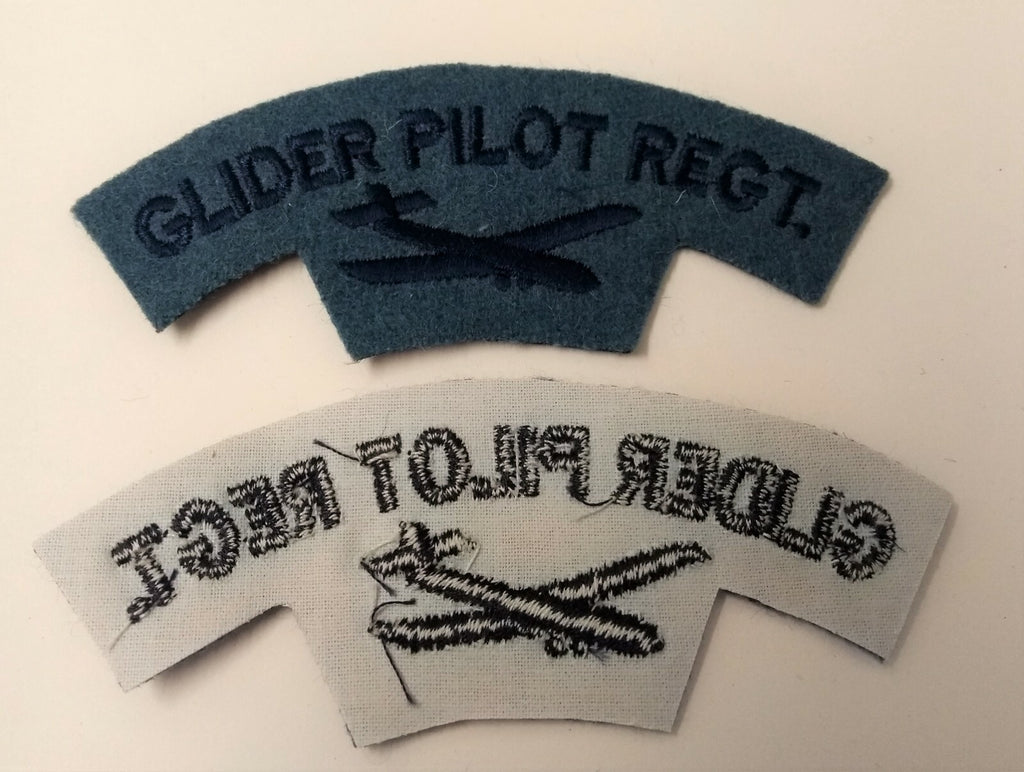 Glider Pilot Regiment Shoulder Patches British Made Left and Right Pair ASPS250