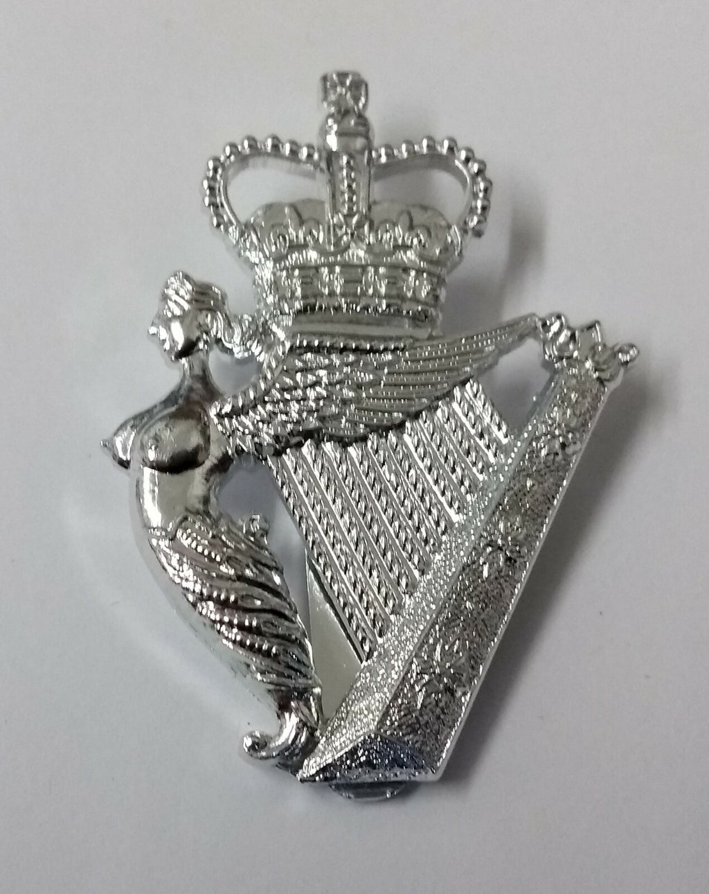 Caubeen Hat Badge British Royal Irish (Harp of Erin)