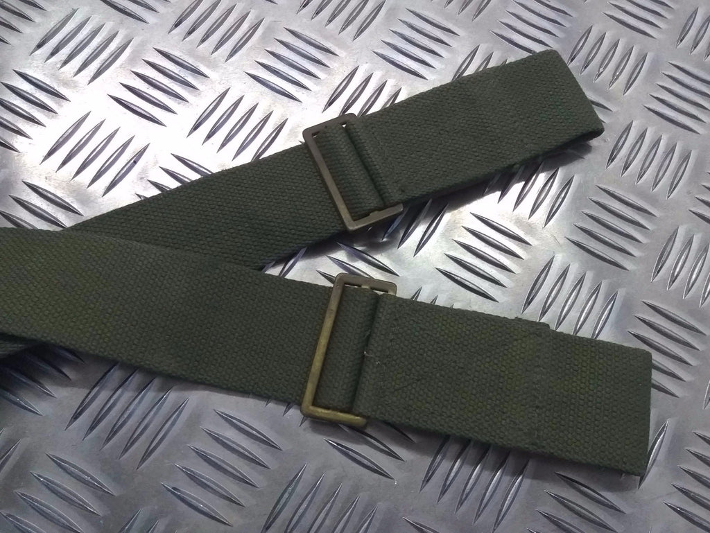Genuine Vintage British OD Green Canvas Transport Sling Aux Strap
