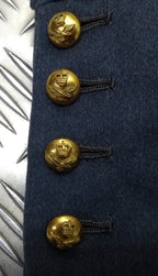 RAF Vintage Mess Dress Waistcoat Royal Air Force Blue Grey Colour Q/C Buttons