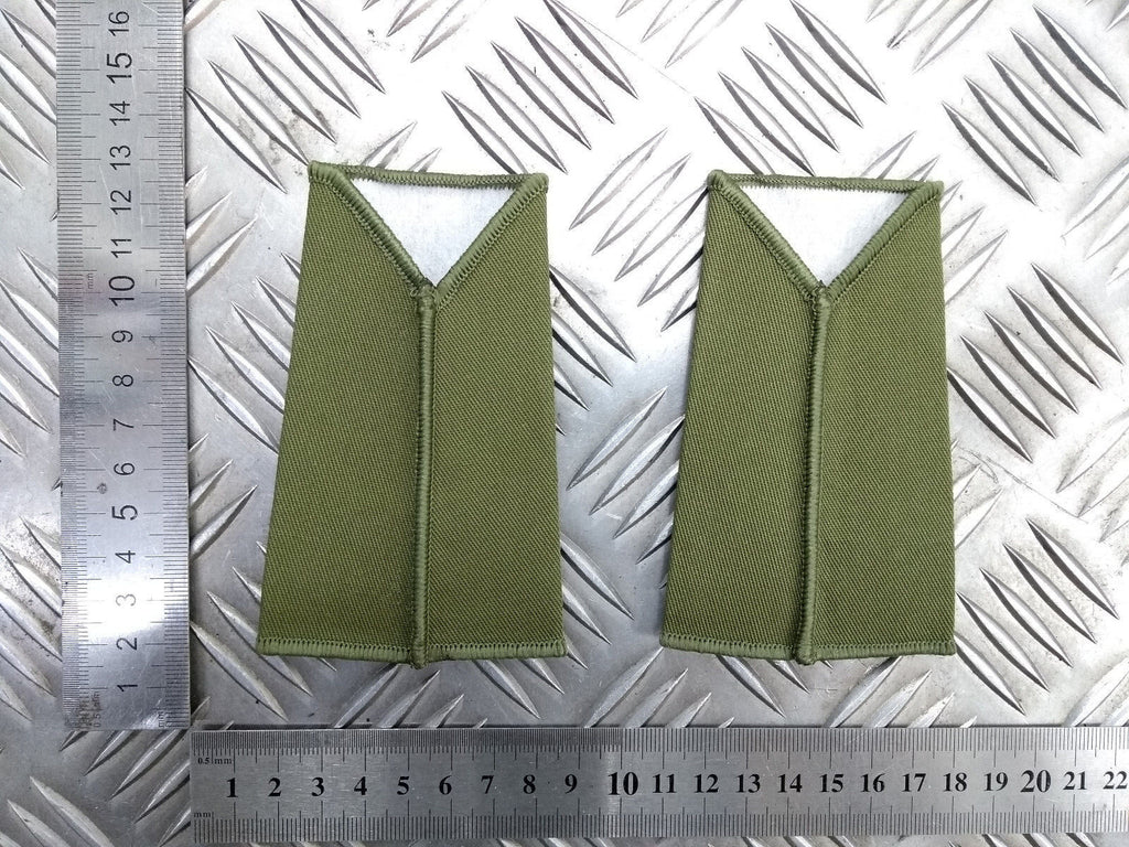 Mercian ACF OD Green Rank Slides Genuine British Army - NEW