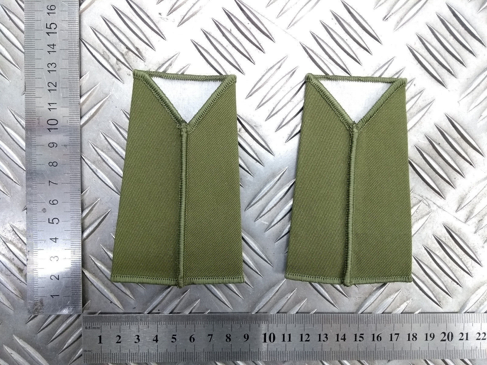 Mercian ACF OD Green Rank Slides Genuine British Army - NEW