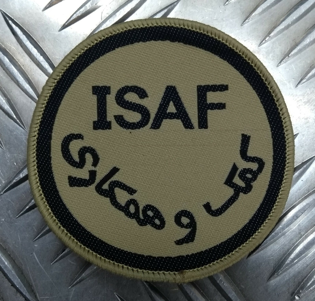 Genuine British ARMY ISAF International Security Assistance Force DS Badge