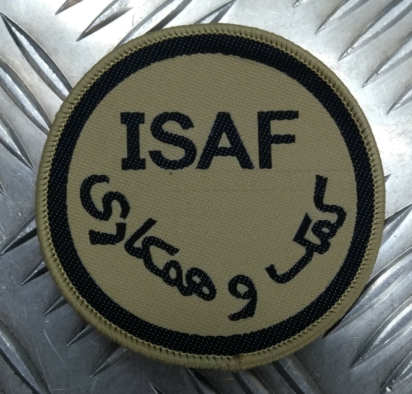 Genuine British ARMY ISAF International Security Assistance Force DS Badge